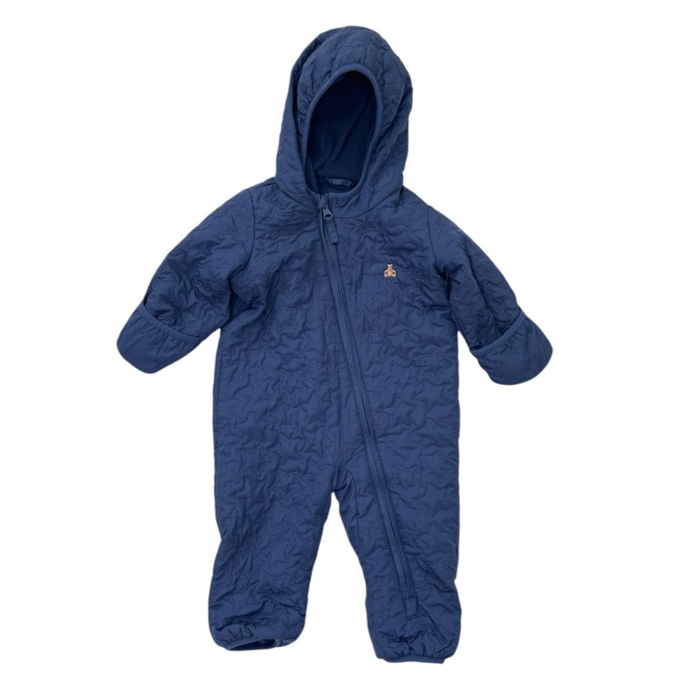 Baby GAP Guilted Hooded Snowsuit in Navy Blue